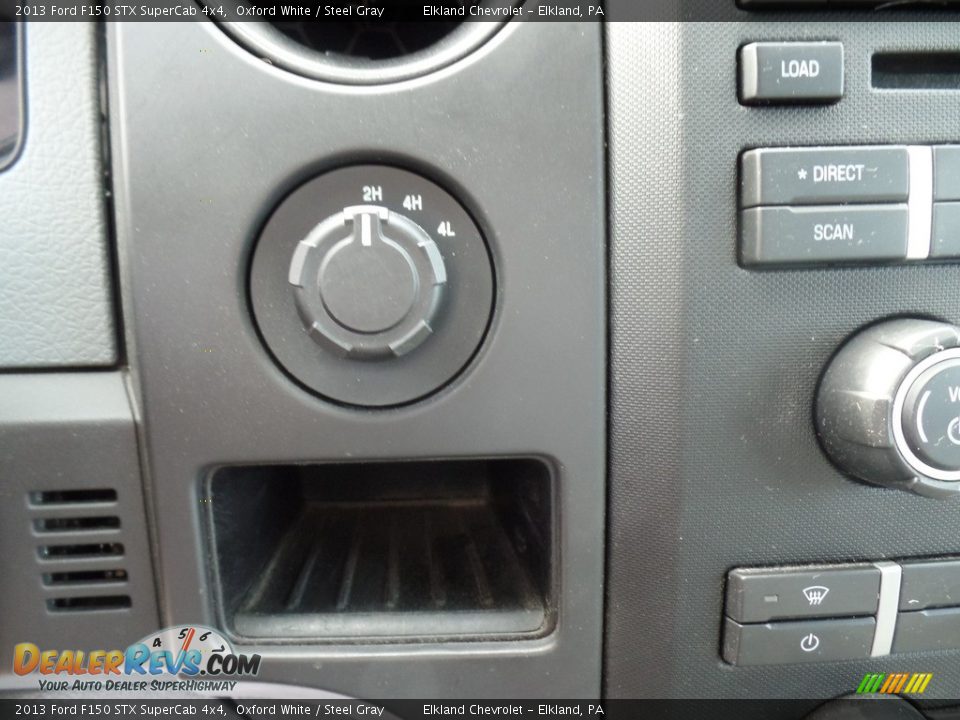 2013 Ford F150 STX SuperCab 4x4 Oxford White / Steel Gray Photo #19