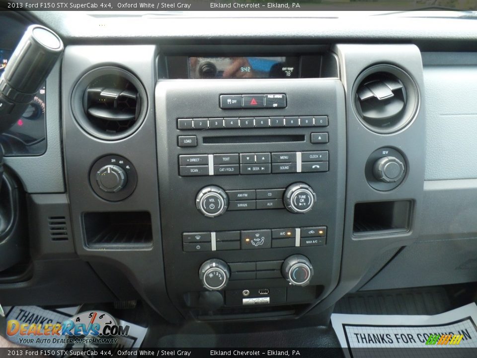 2013 Ford F150 STX SuperCab 4x4 Oxford White / Steel Gray Photo #21