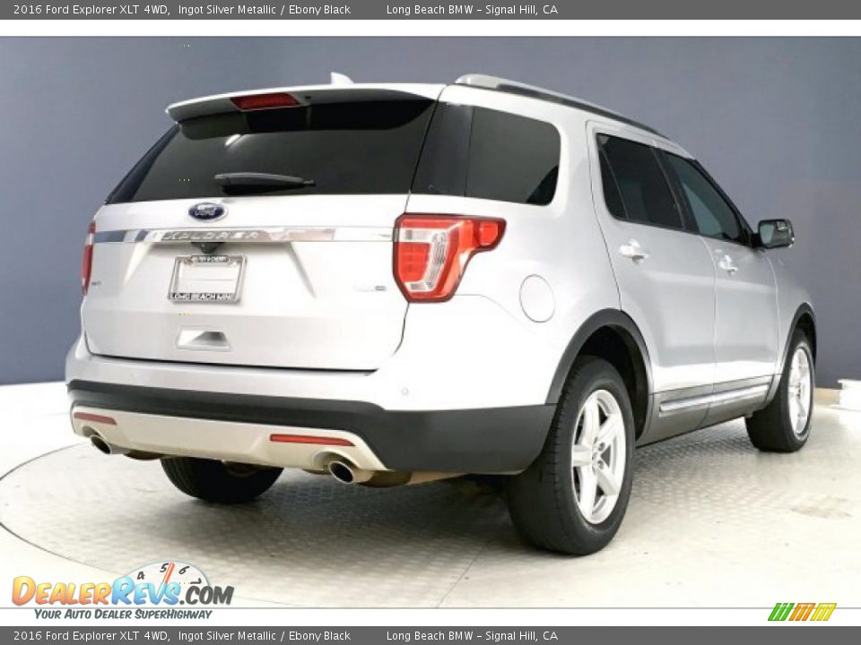 2016 Ford Explorer XLT 4WD Ingot Silver Metallic / Ebony Black Photo #29