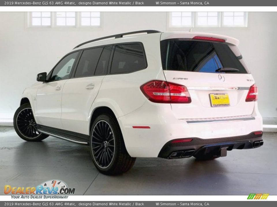 2019 Mercedes-Benz GLS 63 AMG 4Matic designo Diamond White Metallic / Black Photo #2