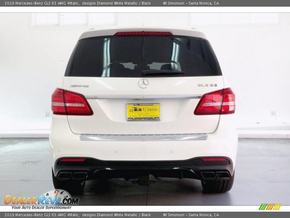 2019 Mercedes-Benz GLS 63 AMG 4Matic designo Diamond White Metallic / Black Photo #3