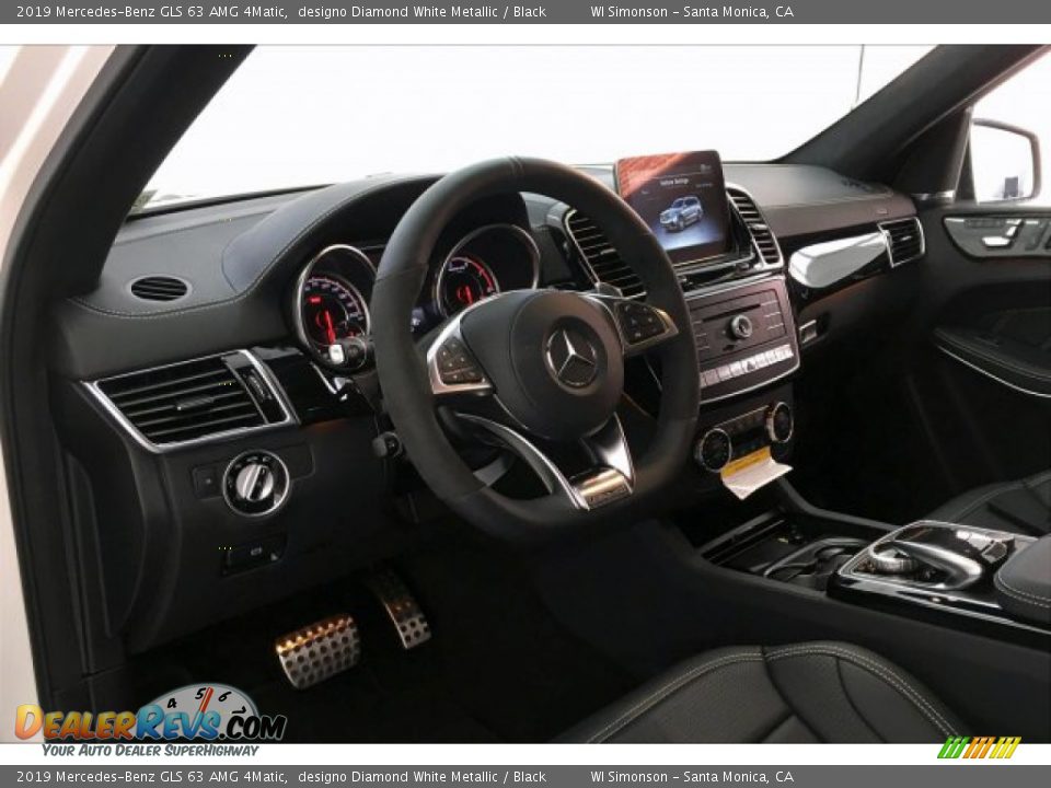 2019 Mercedes-Benz GLS 63 AMG 4Matic designo Diamond White Metallic / Black Photo #4