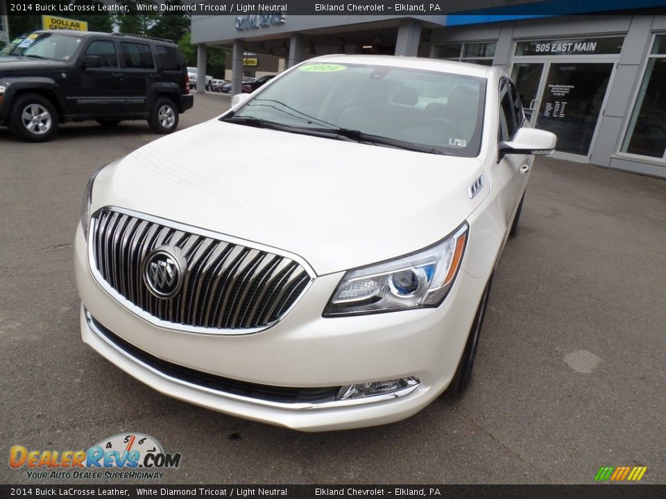 2014 Buick LaCrosse Leather White Diamond Tricoat / Light Neutral Photo #1