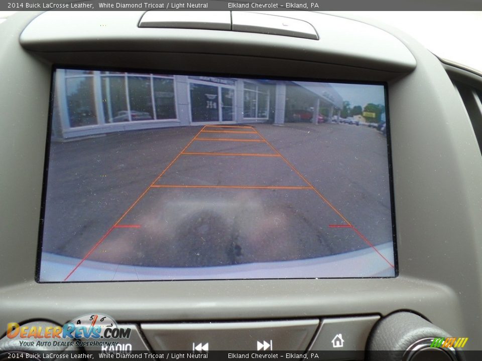 2014 Buick LaCrosse Leather White Diamond Tricoat / Light Neutral Photo #26