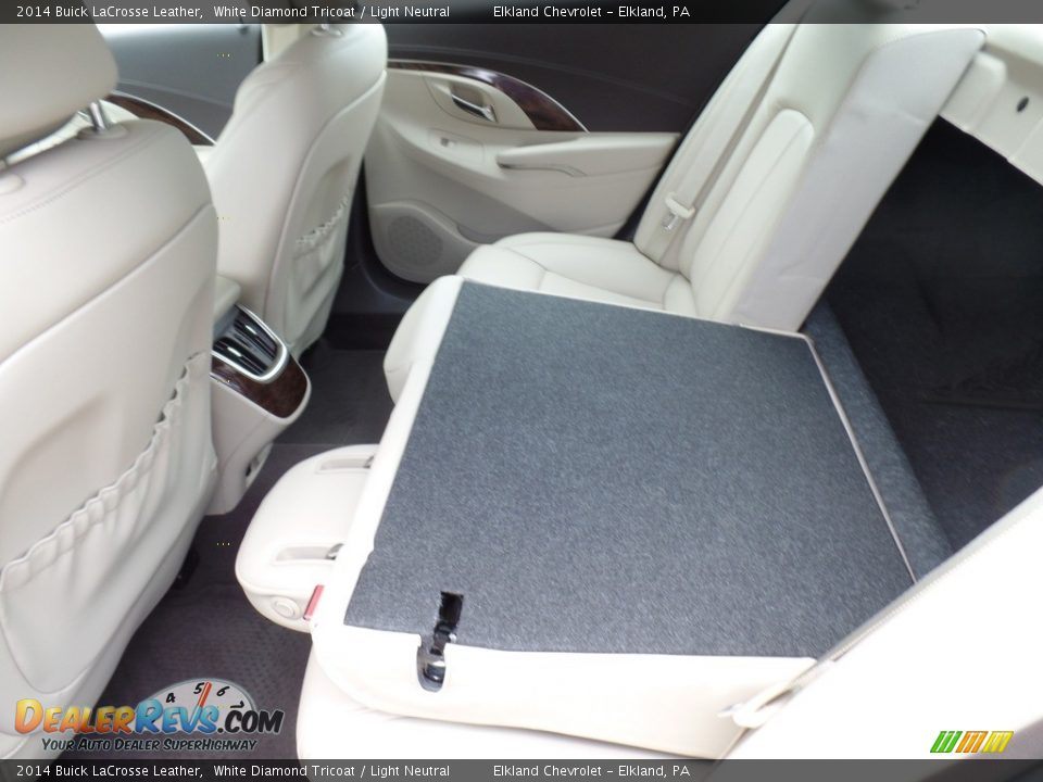2014 Buick LaCrosse Leather White Diamond Tricoat / Light Neutral Photo #33