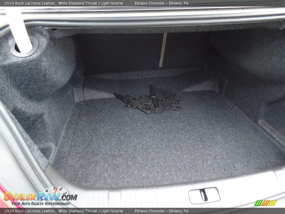2014 Buick LaCrosse Leather White Diamond Tricoat / Light Neutral Photo #34