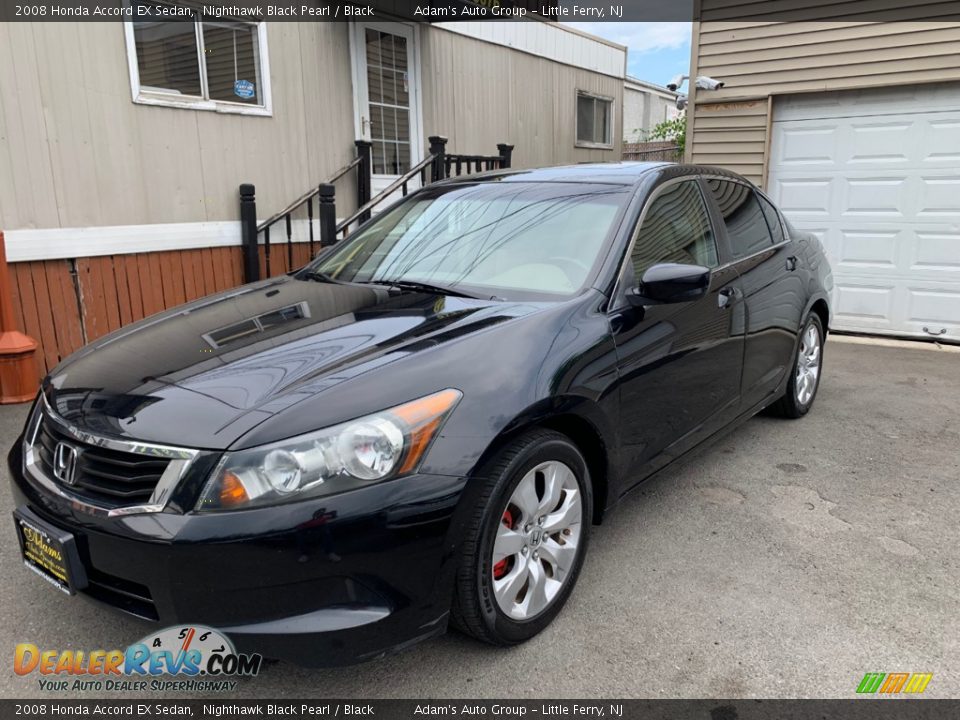 2008 Honda Accord EX Sedan Nighthawk Black Pearl / Black Photo #1