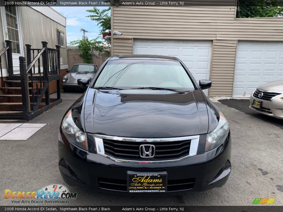 2008 Honda Accord EX Sedan Nighthawk Black Pearl / Black Photo #2