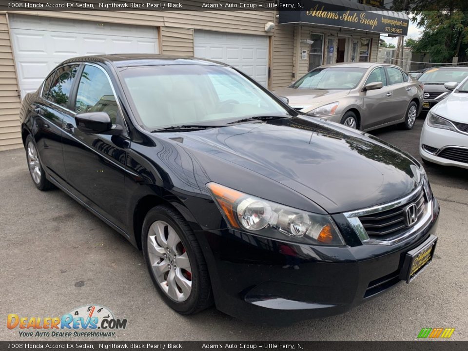 2008 Honda Accord EX Sedan Nighthawk Black Pearl / Black Photo #3