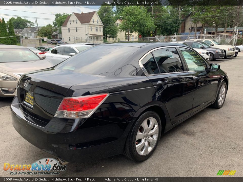 2008 Honda Accord EX Sedan Nighthawk Black Pearl / Black Photo #4