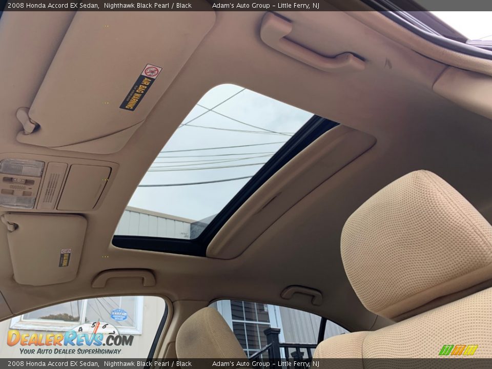 2008 Honda Accord EX Sedan Nighthawk Black Pearl / Black Photo #9
