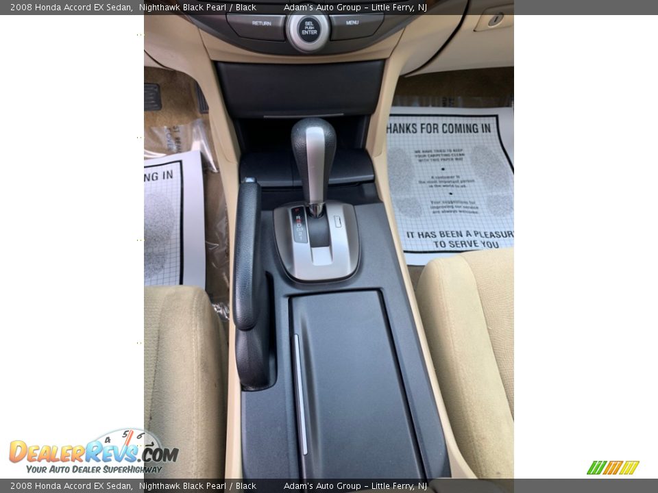 2008 Honda Accord EX Sedan Nighthawk Black Pearl / Black Photo #15