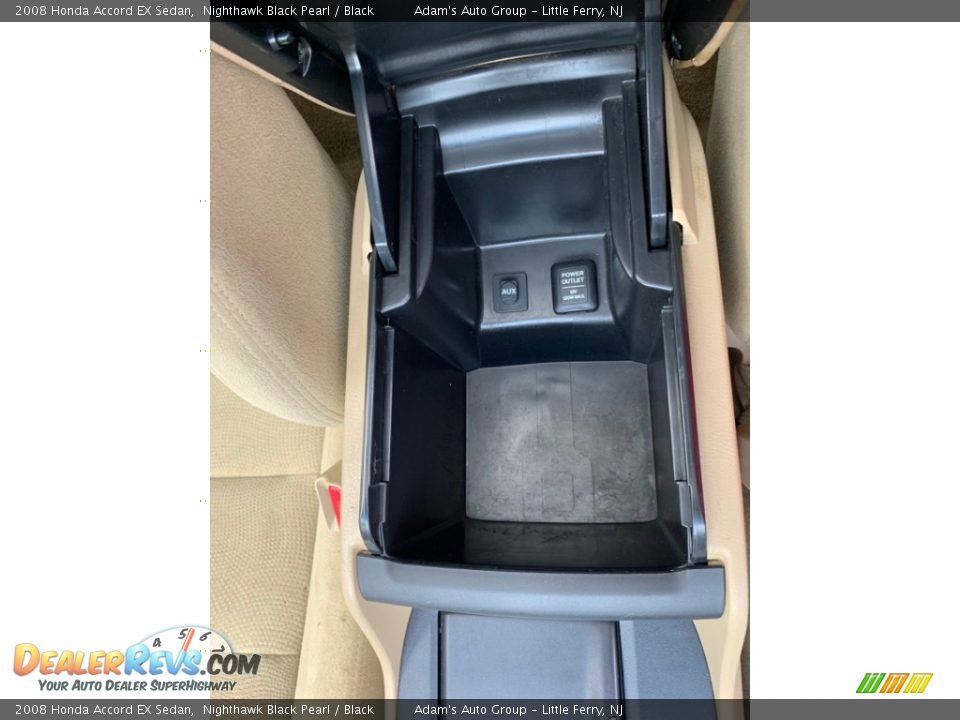 2008 Honda Accord EX Sedan Nighthawk Black Pearl / Black Photo #16