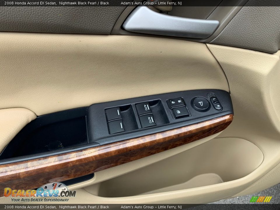 2008 Honda Accord EX Sedan Nighthawk Black Pearl / Black Photo #18
