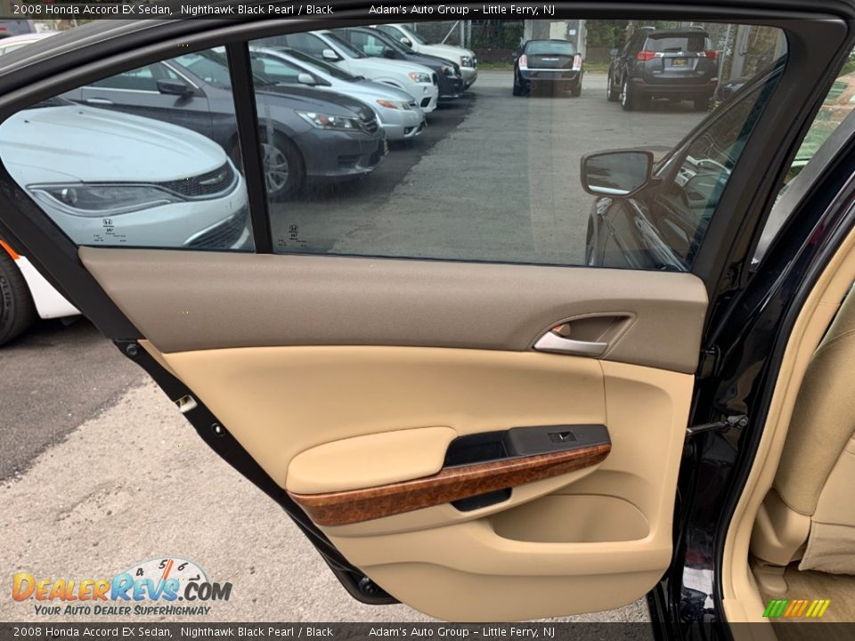 2008 Honda Accord EX Sedan Nighthawk Black Pearl / Black Photo #20