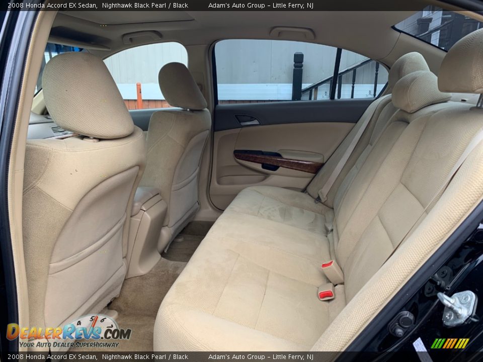 2008 Honda Accord EX Sedan Nighthawk Black Pearl / Black Photo #21
