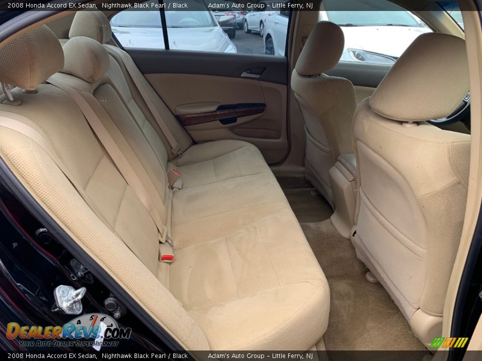 2008 Honda Accord EX Sedan Nighthawk Black Pearl / Black Photo #24