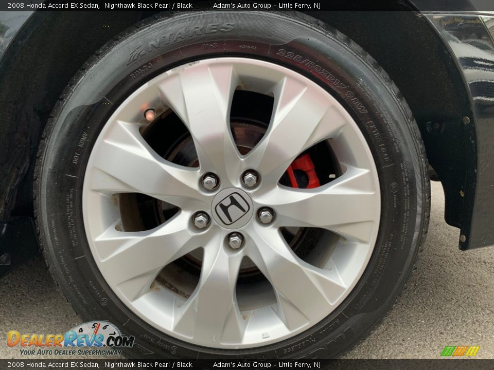 2008 Honda Accord EX Sedan Nighthawk Black Pearl / Black Photo #28