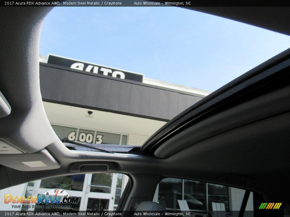 2017 Acura RDX Advance AWD Modern Steel Metallic / Graystone Photo #13