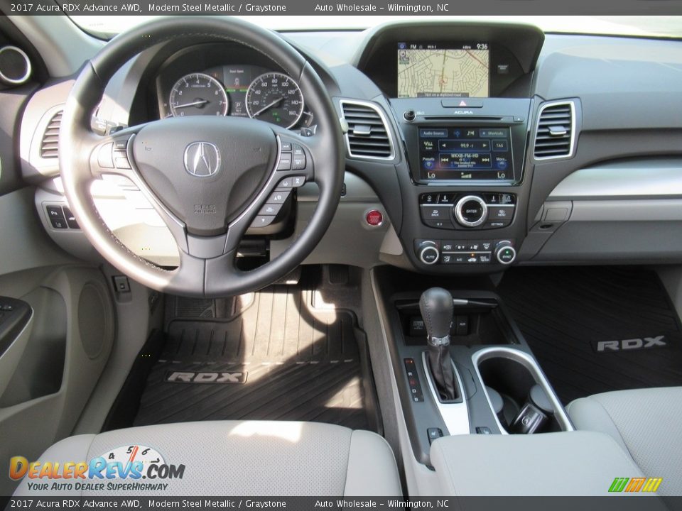 2017 Acura RDX Advance AWD Modern Steel Metallic / Graystone Photo #14