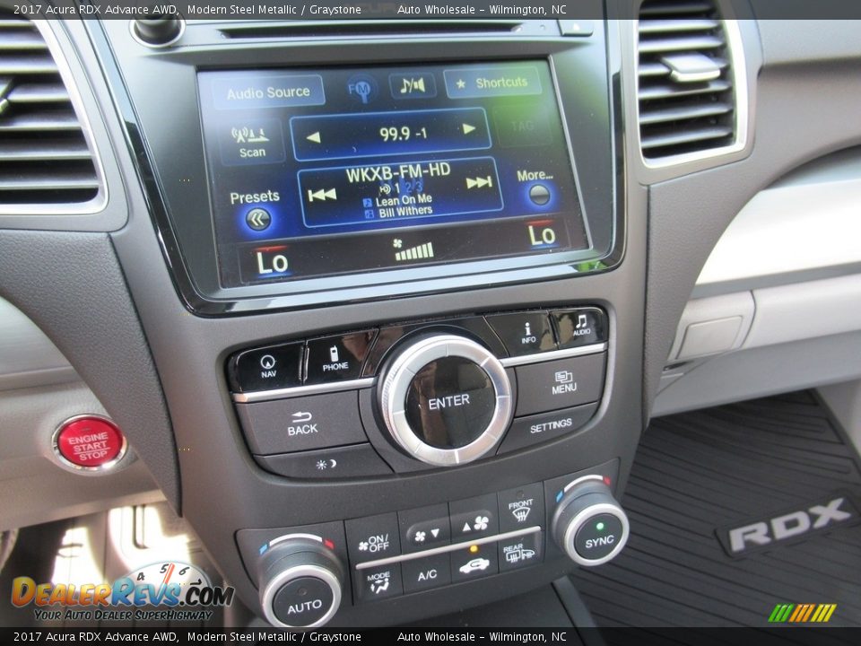 2017 Acura RDX Advance AWD Modern Steel Metallic / Graystone Photo #17