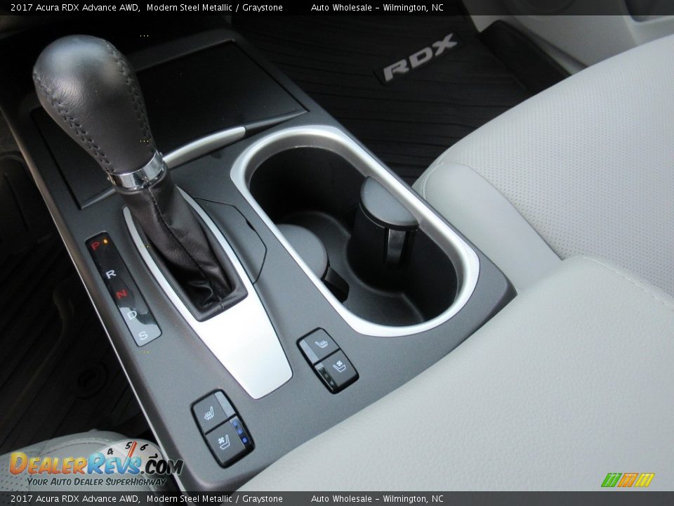 2017 Acura RDX Advance AWD Modern Steel Metallic / Graystone Photo #19