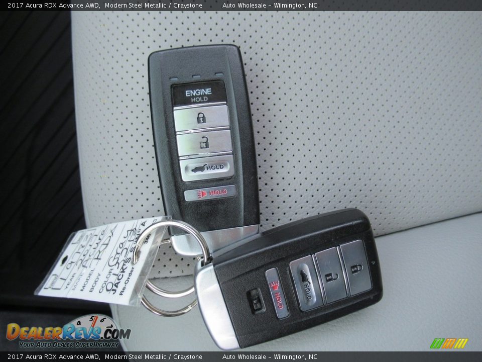 2017 Acura RDX Advance AWD Modern Steel Metallic / Graystone Photo #20
