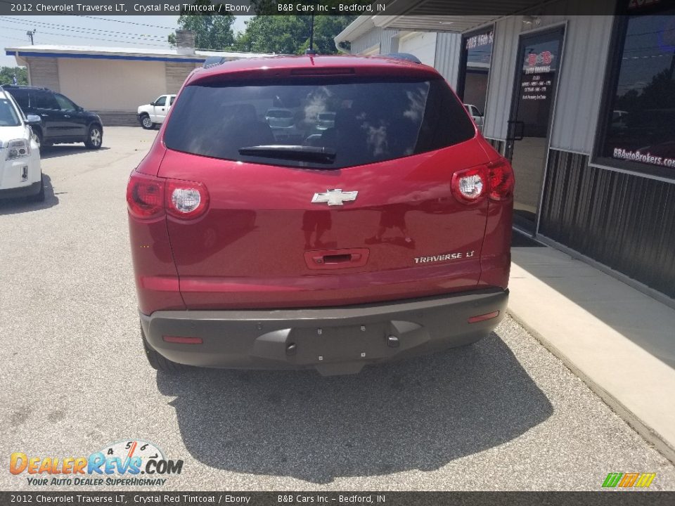 2012 Chevrolet Traverse LT Crystal Red Tintcoat / Ebony Photo #4