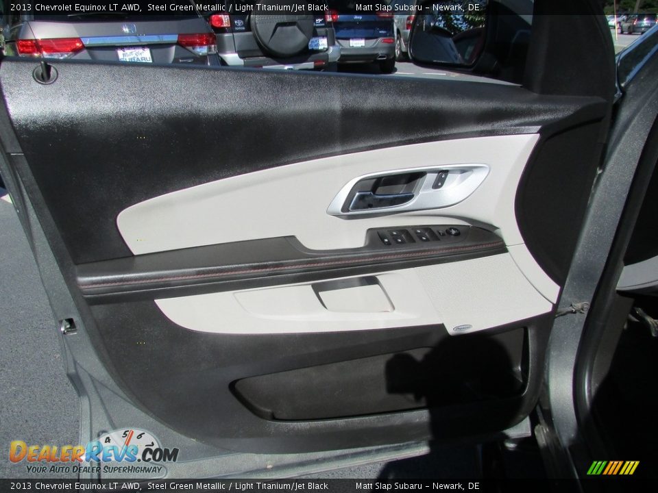 2013 Chevrolet Equinox LT AWD Steel Green Metallic / Light Titanium/Jet Black Photo #14