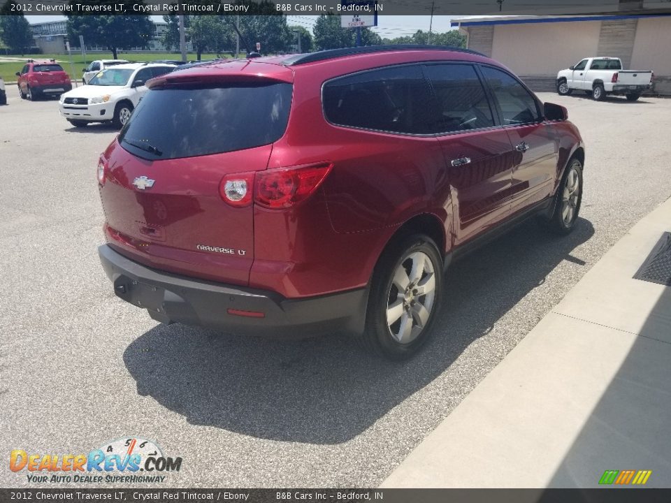 2012 Chevrolet Traverse LT Crystal Red Tintcoat / Ebony Photo #5