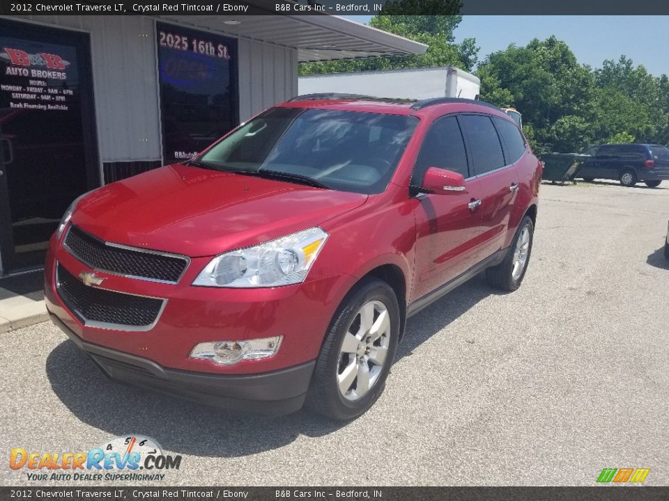 2012 Chevrolet Traverse LT Crystal Red Tintcoat / Ebony Photo #8