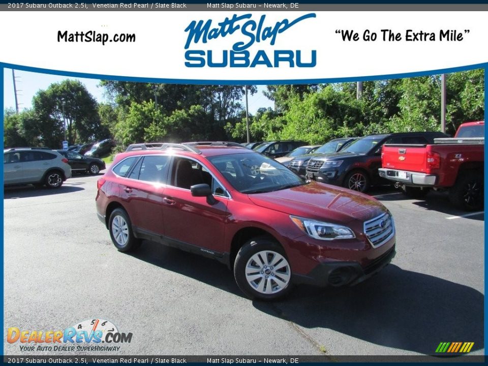 2017 Subaru Outback 2.5i Venetian Red Pearl / Slate Black Photo #1