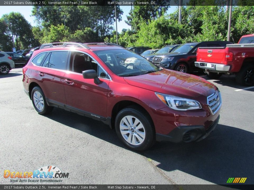 2017 Subaru Outback 2.5i Venetian Red Pearl / Slate Black Photo #4