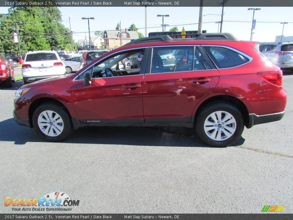 2017 Subaru Outback 2.5i Venetian Red Pearl / Slate Black Photo #9
