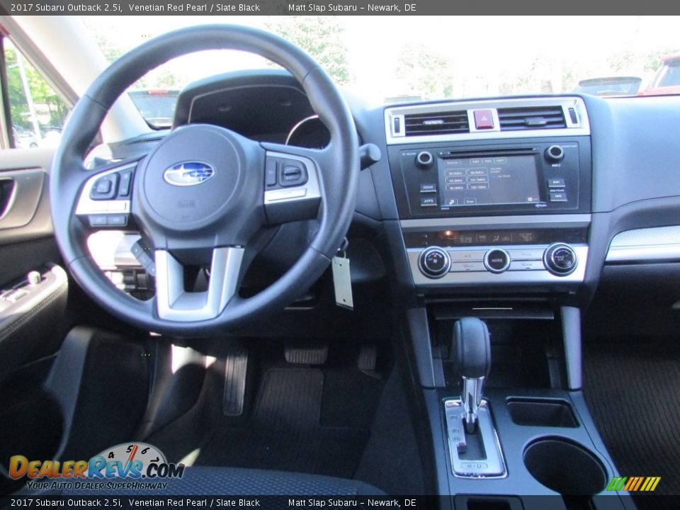 2017 Subaru Outback 2.5i Venetian Red Pearl / Slate Black Photo #10