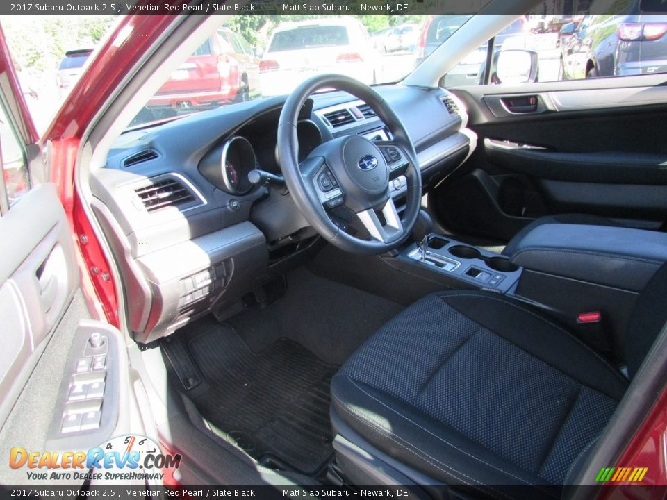 2017 Subaru Outback 2.5i Venetian Red Pearl / Slate Black Photo #12