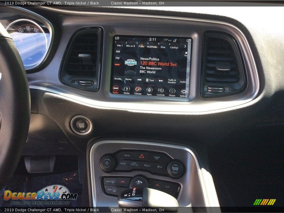 2019 Dodge Challenger GT AWD Triple Nickel / Black Photo #14