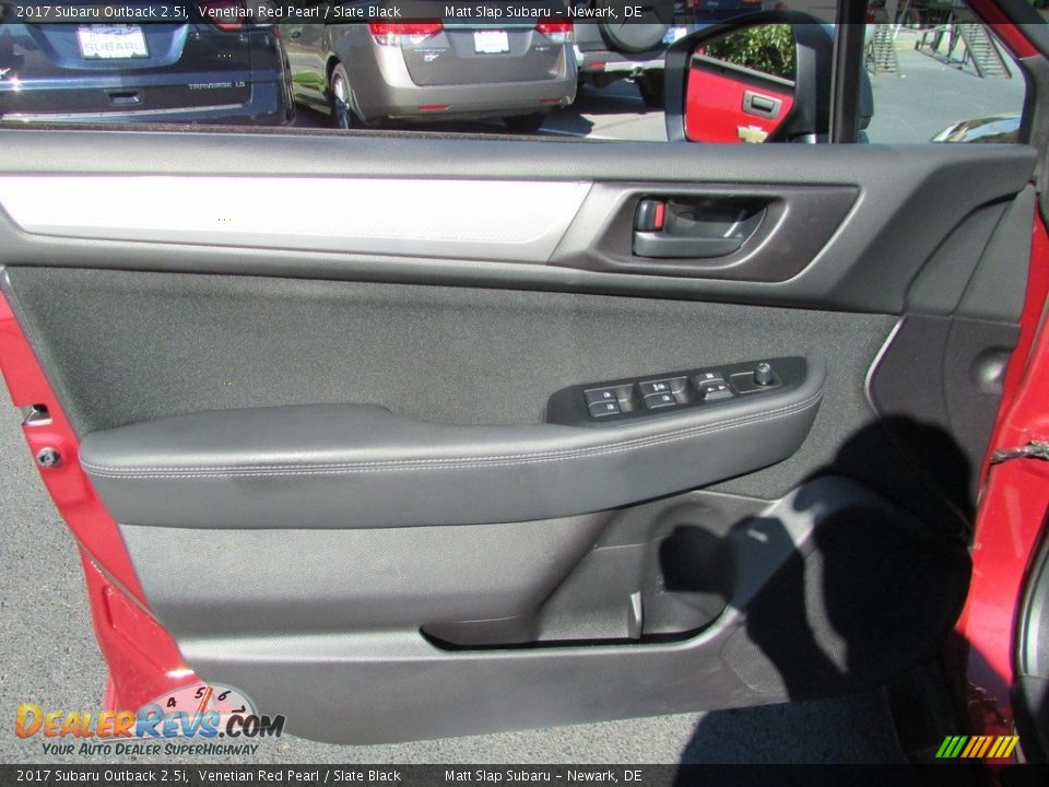 2017 Subaru Outback 2.5i Venetian Red Pearl / Slate Black Photo #14
