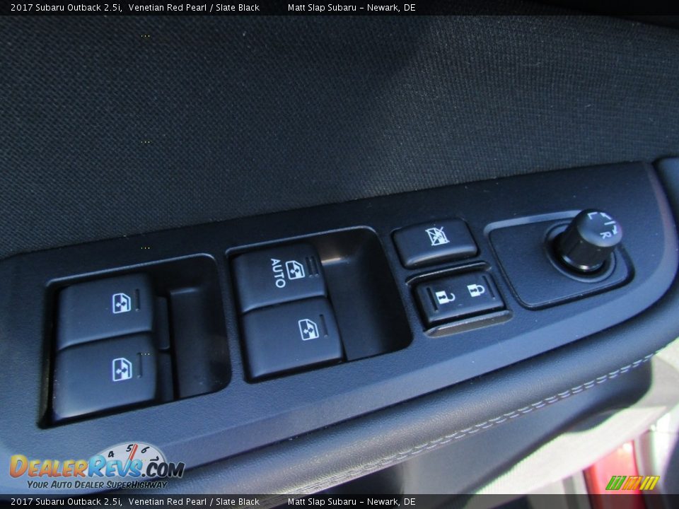 2017 Subaru Outback 2.5i Venetian Red Pearl / Slate Black Photo #15