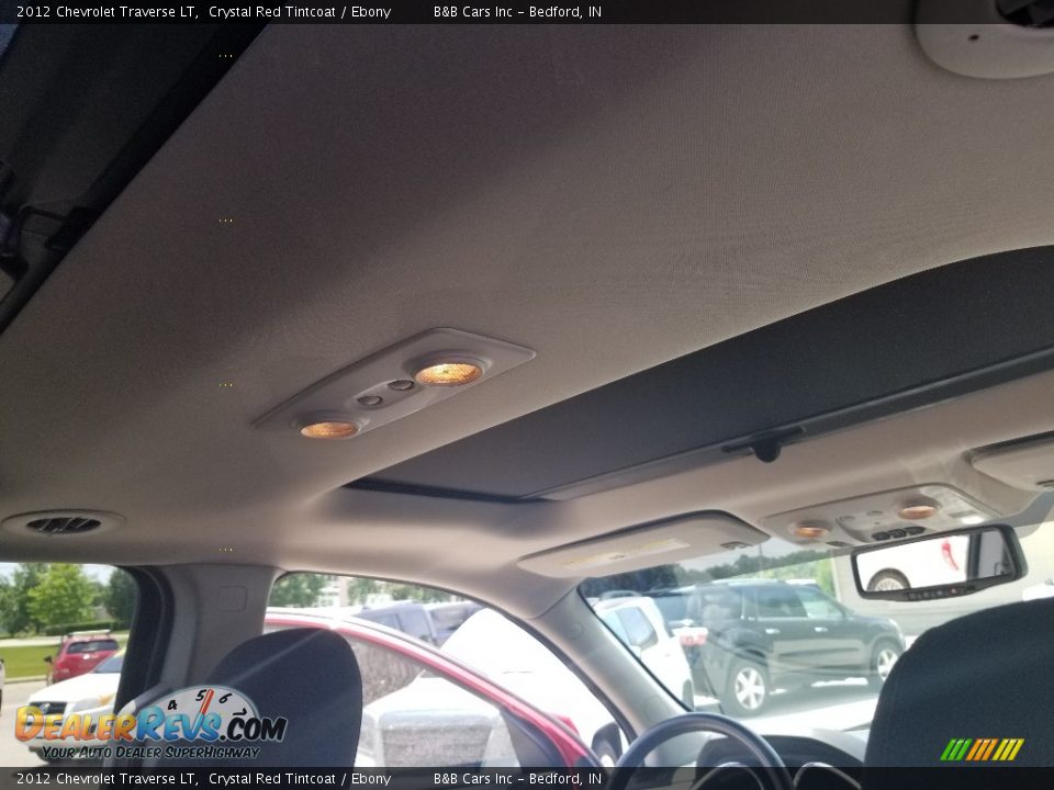 2012 Chevrolet Traverse LT Crystal Red Tintcoat / Ebony Photo #27