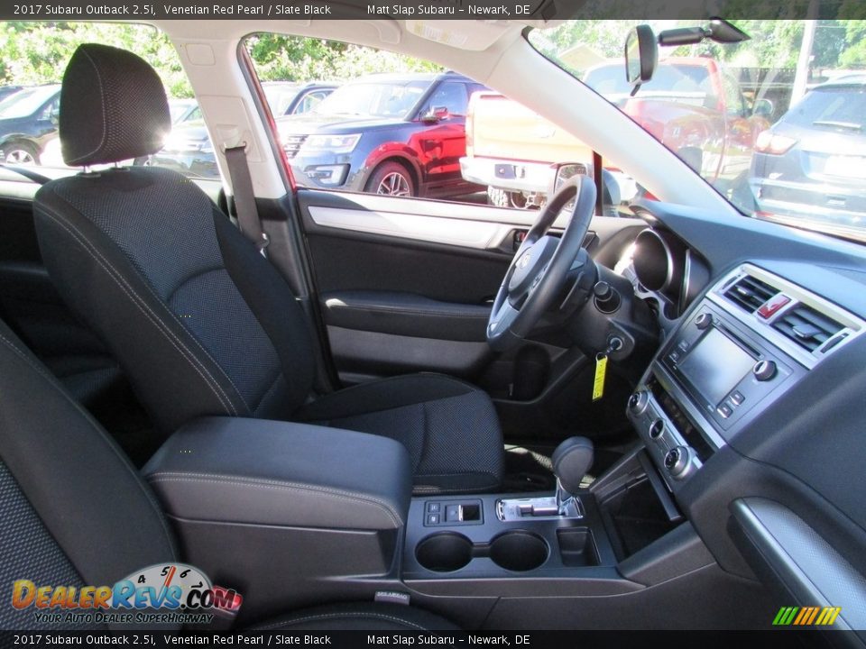 2017 Subaru Outback 2.5i Venetian Red Pearl / Slate Black Photo #17