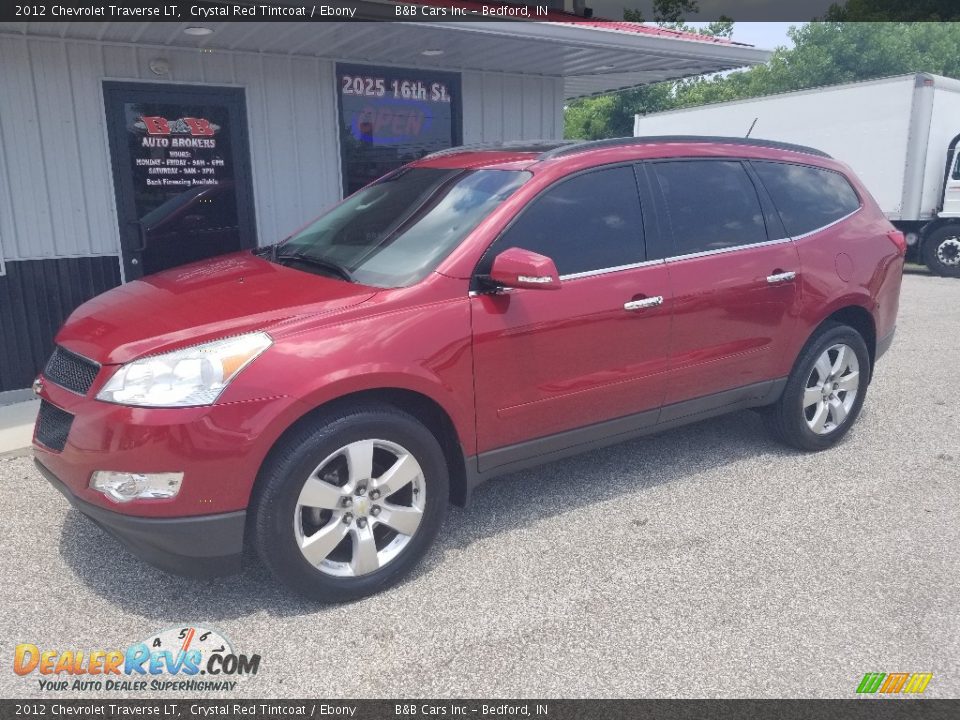 2012 Chevrolet Traverse LT Crystal Red Tintcoat / Ebony Photo #28