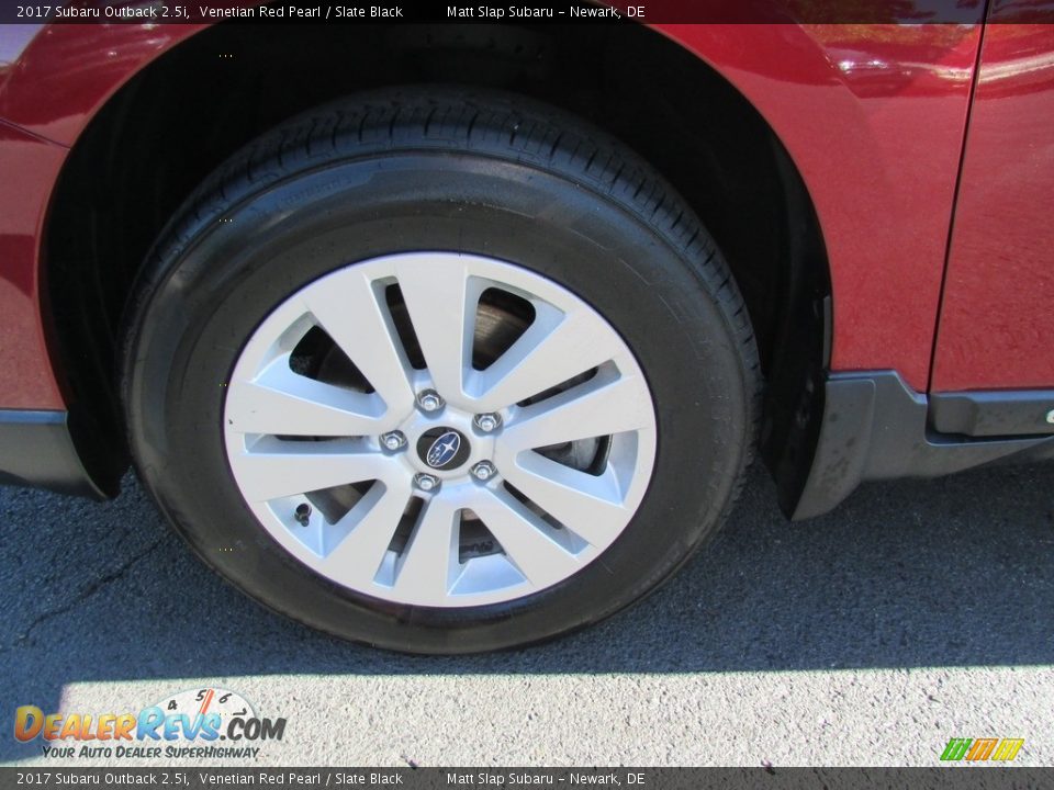 2017 Subaru Outback 2.5i Venetian Red Pearl / Slate Black Photo #22