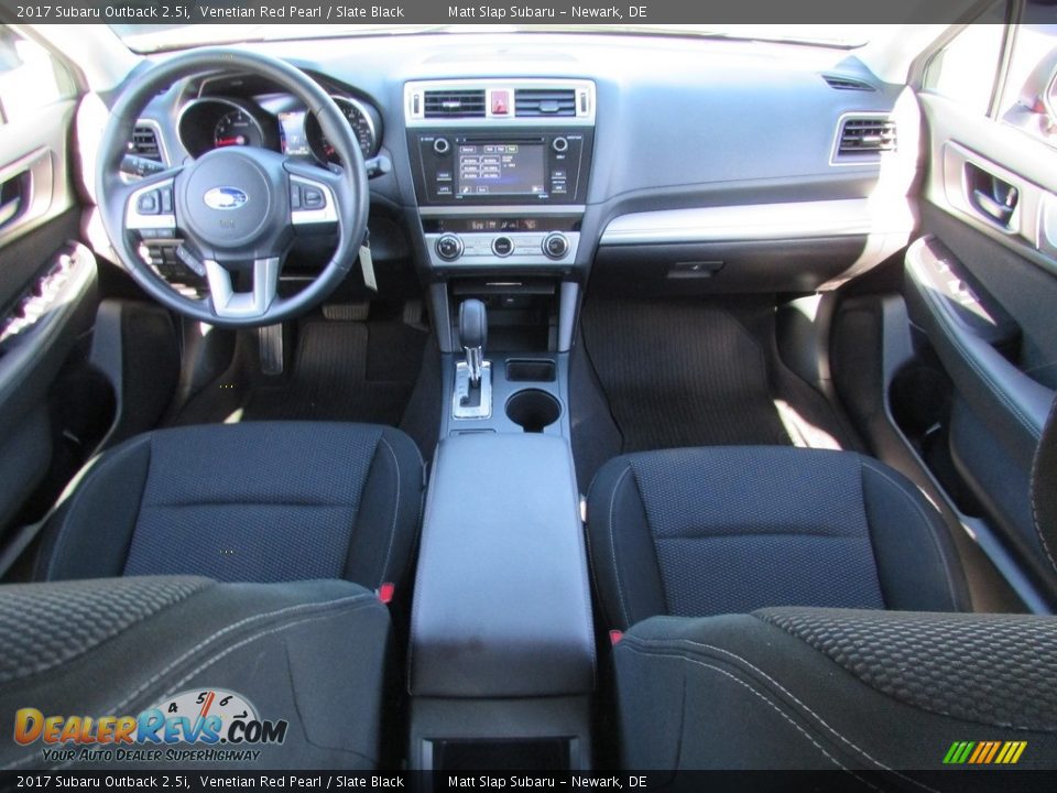 2017 Subaru Outback 2.5i Venetian Red Pearl / Slate Black Photo #24