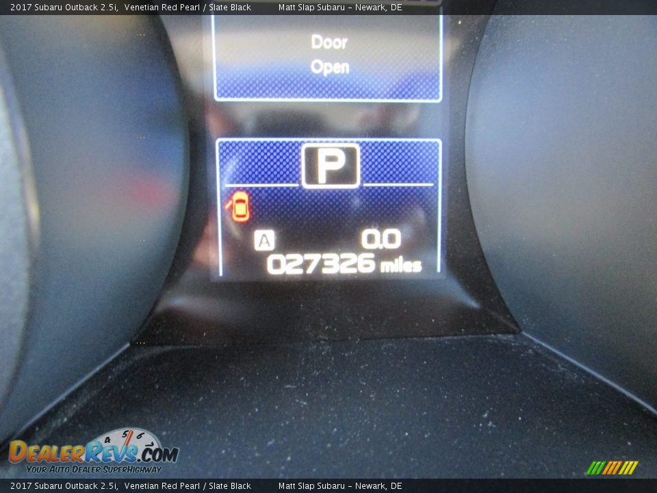 2017 Subaru Outback 2.5i Venetian Red Pearl / Slate Black Photo #28
