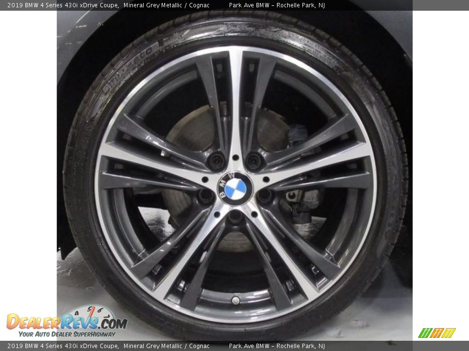 2019 BMW 4 Series 430i xDrive Coupe Mineral Grey Metallic / Cognac Photo #25