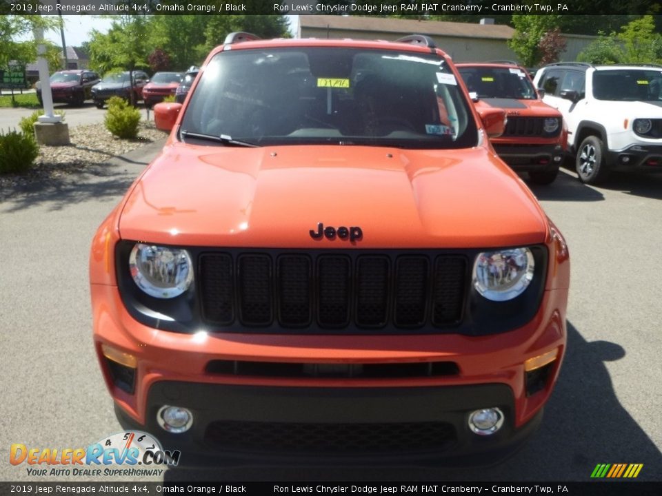2019 Jeep Renegade Altitude 4x4 Omaha Orange / Black Photo #8