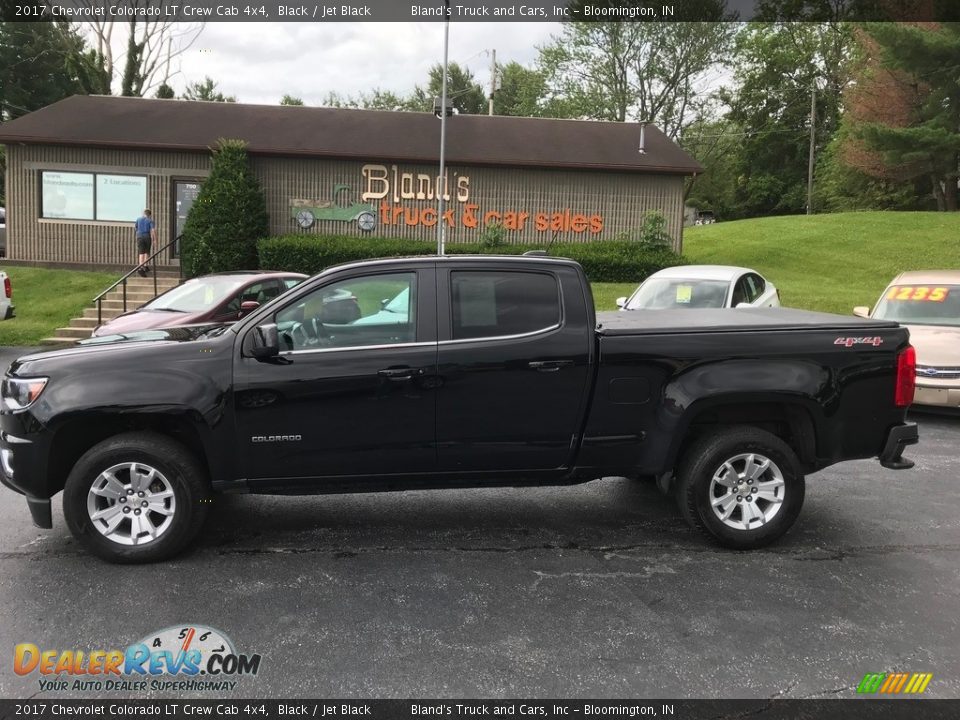 2017 Chevrolet Colorado LT Crew Cab 4x4 Black / Jet Black Photo #1