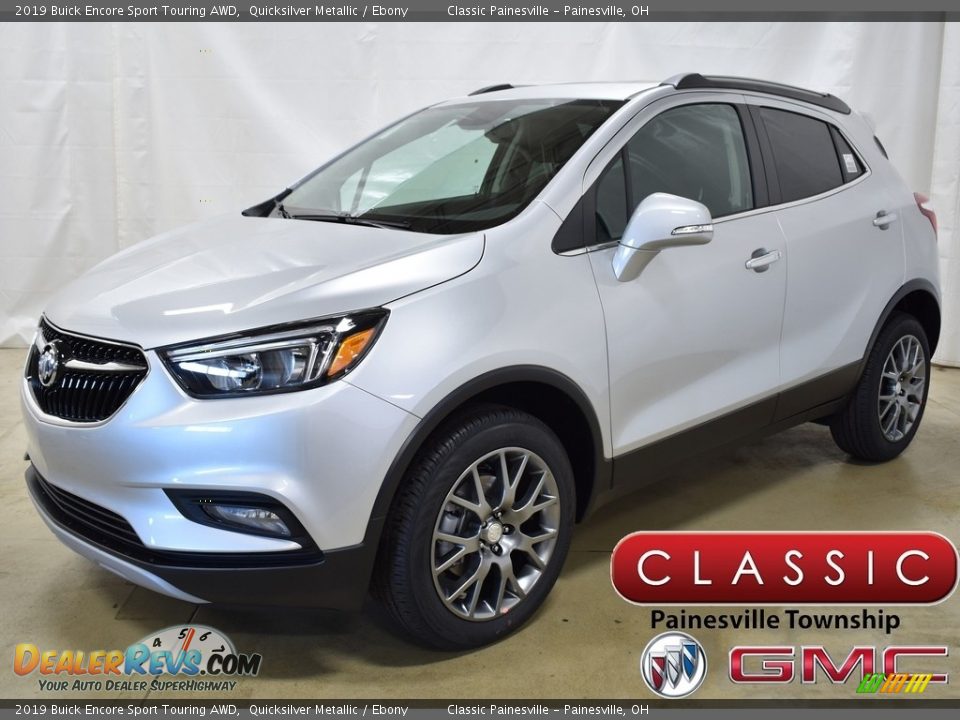 2019 Buick Encore Sport Touring AWD Quicksilver Metallic / Ebony Photo #1