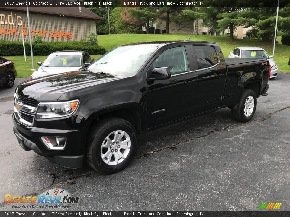 2017 Chevrolet Colorado LT Crew Cab 4x4 Black / Jet Black Photo #2